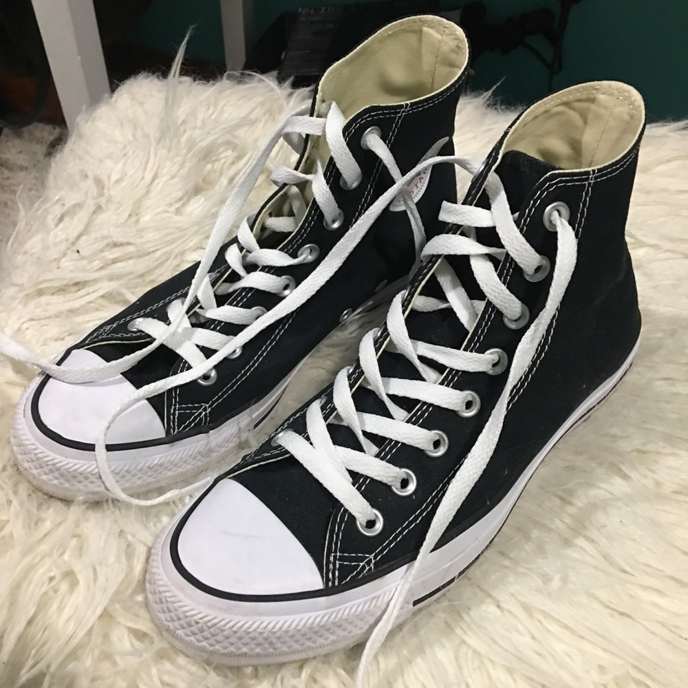Black High Top Converse